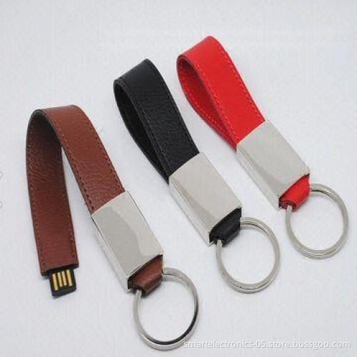 Leather Bracelet USB Flash Drives, 64MB-128GB Capacity